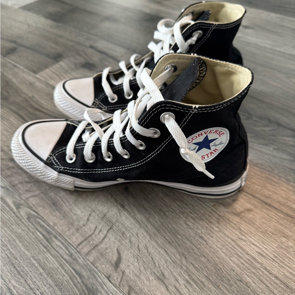 Converse Kids High-Top Sneakers - Black and White